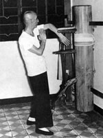 Yip Man on the Wooden Dummy